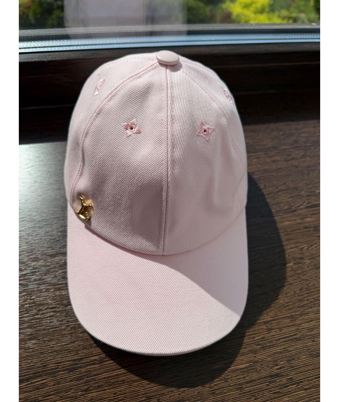 LOUIS VUITTON Розовая кепка, фото 3
