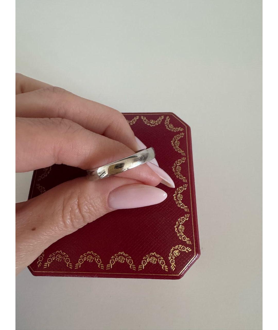 OMEGA Серебряное кольцо из белого золота, фото 8