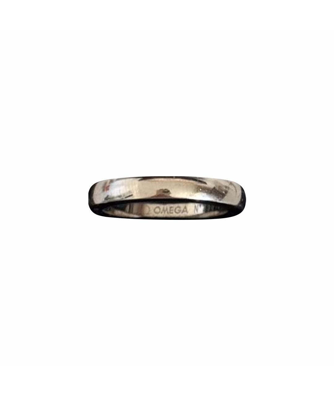 OMEGA Серебряное кольцо из белого золота, фото 1