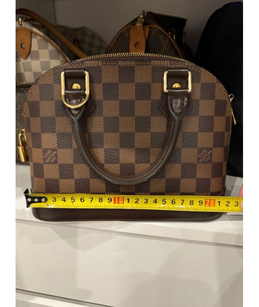 LOUIS VUITTON Коричневая сумка с короткими ручками, фото 6