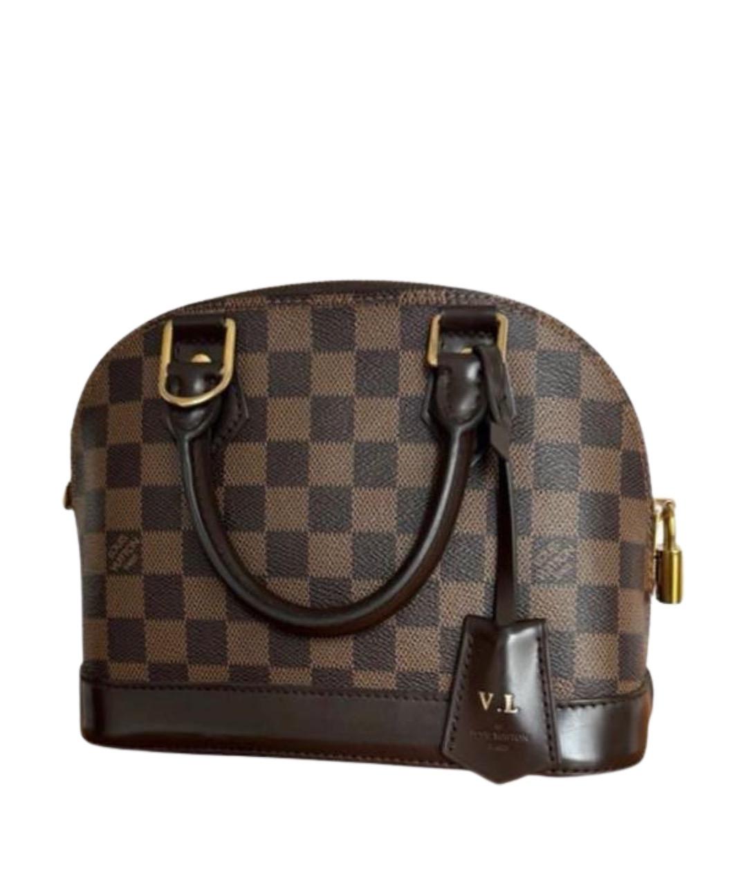 LOUIS VUITTON Коричневая сумка с короткими ручками, фото 1