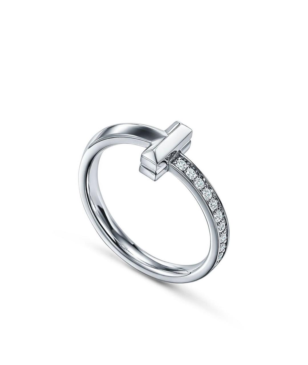 TIFFANY&CO Серебряное кольцо из белого золота, фото 2