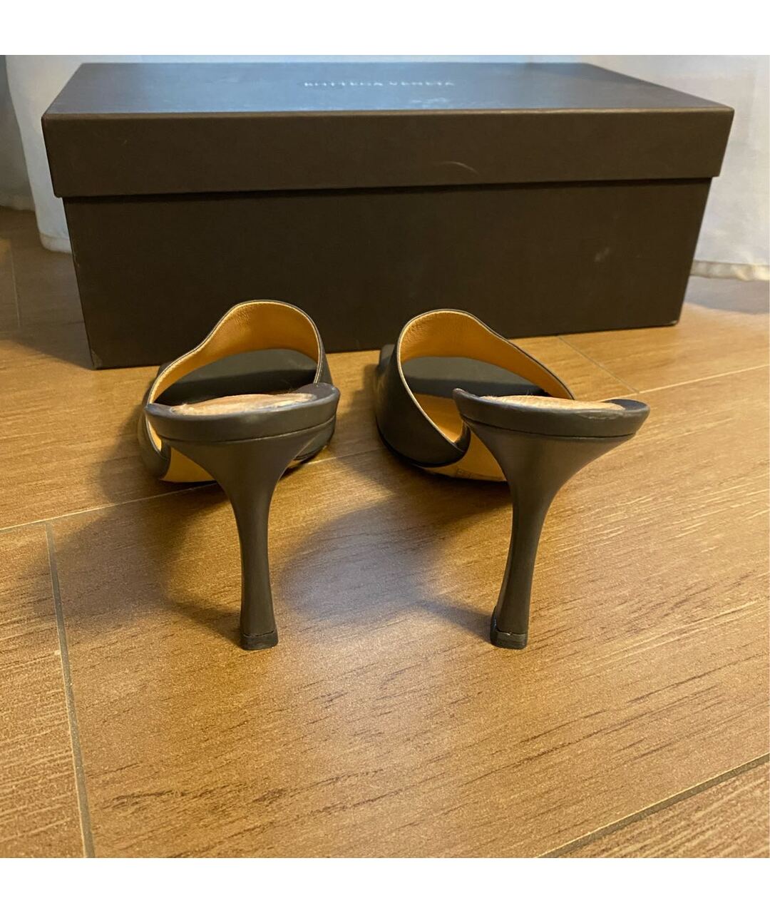 BOTTEGA VENETA Кожаные мюли, фото 4