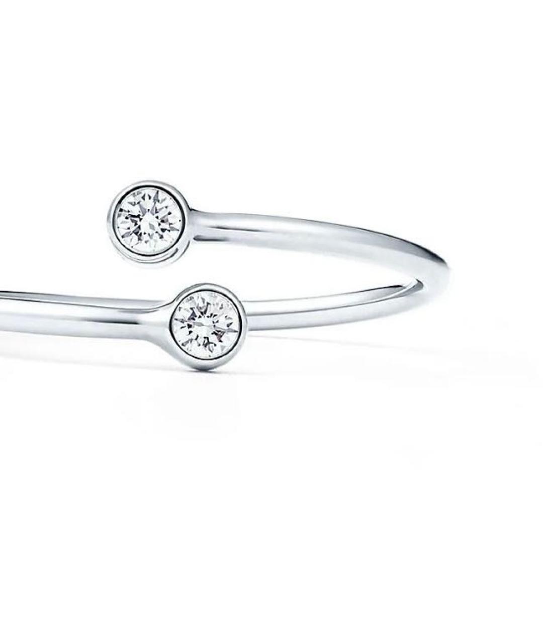 TIFFANY&CO Серебряное платиновое кольцо, фото 2