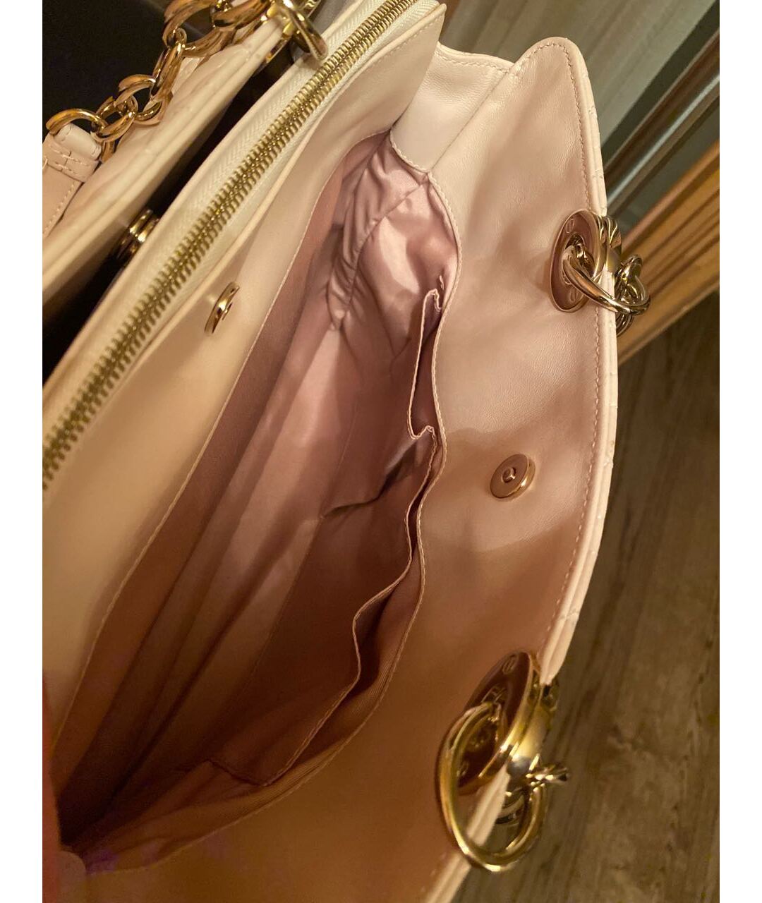 CHRISTIAN DIOR PRE-OWNED Розовая кожаная сумка тоут, фото 7