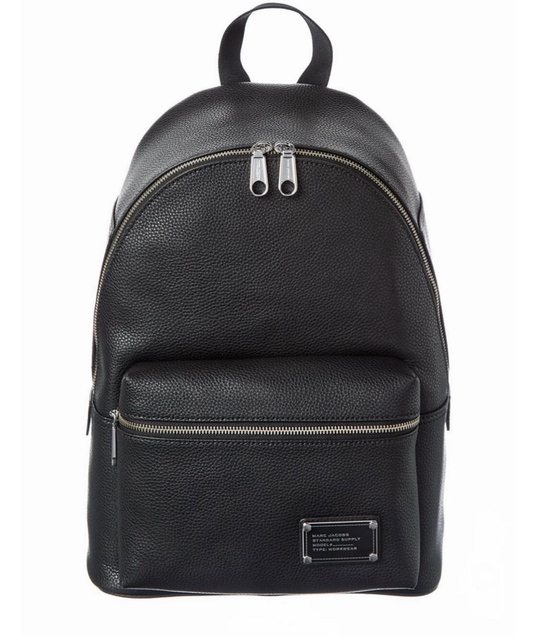 MARC JACOBS Черный кожаный рюкзак, фото 1