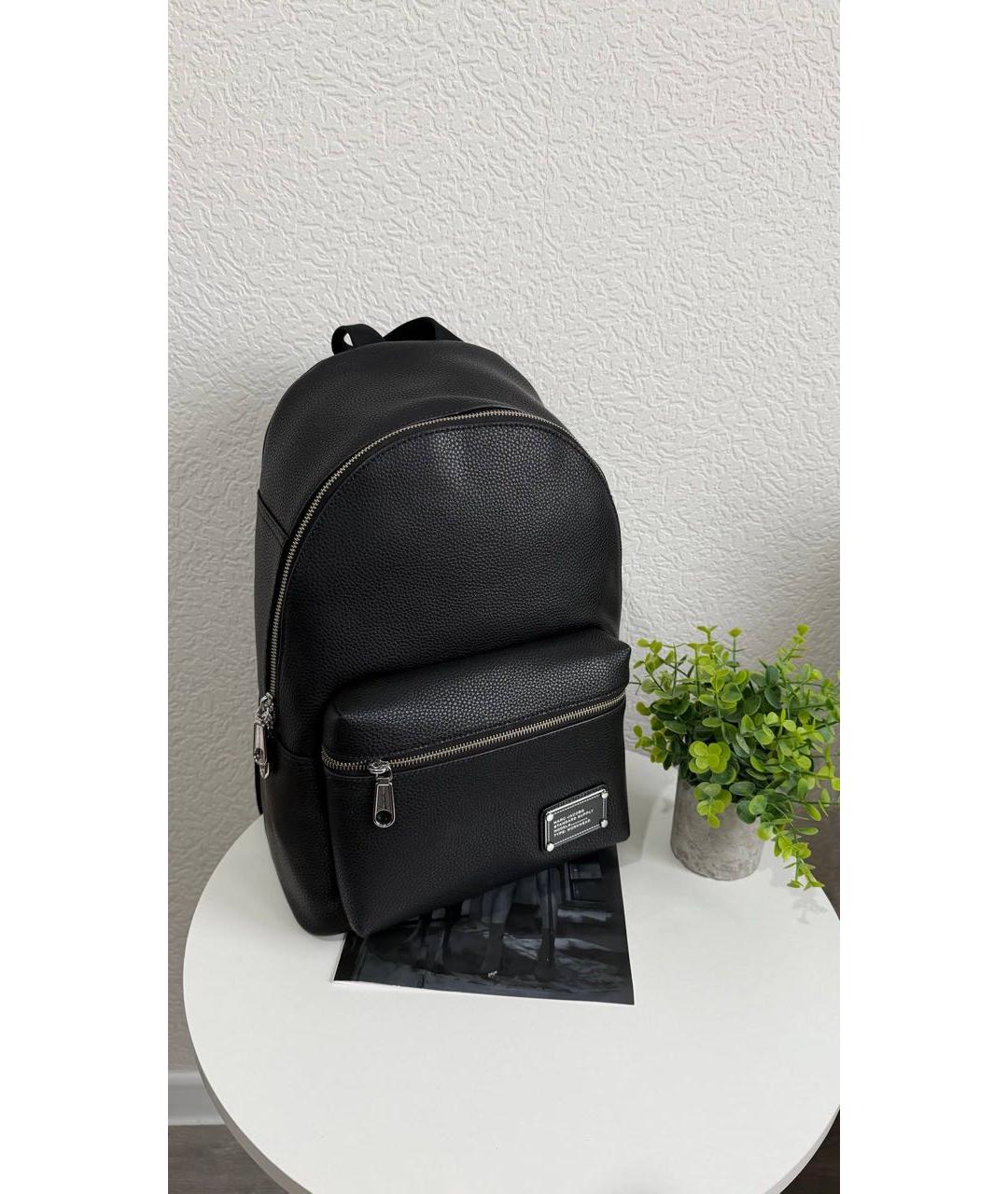MARC JACOBS Черный кожаный рюкзак, фото 2