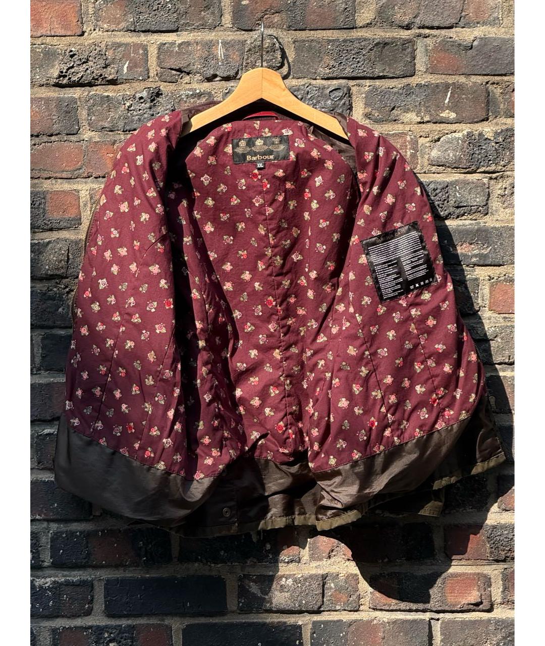 BARBOUR Зеленая хлопковая куртка, фото 8