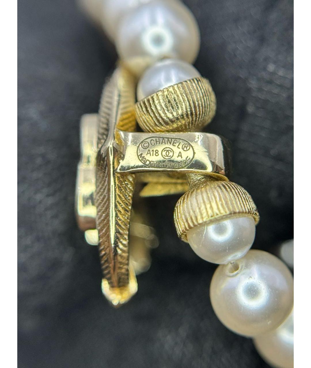 CHANEL Золотые серьги, фото 8