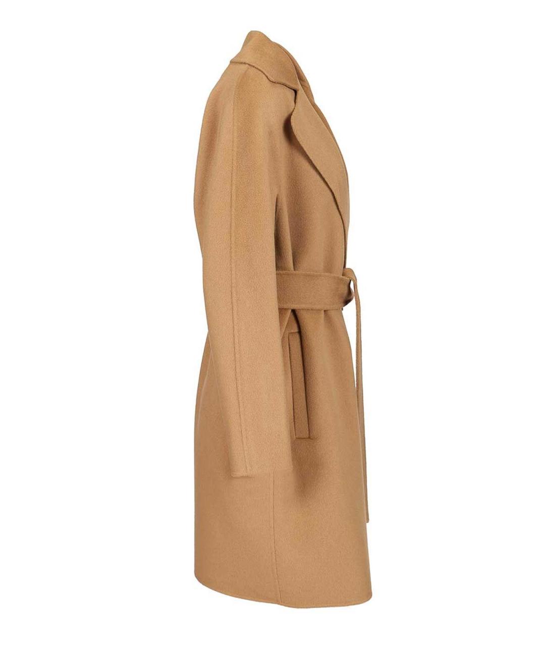 MAX MARA STUDIO Бежевое кашемировое пальто, фото 3