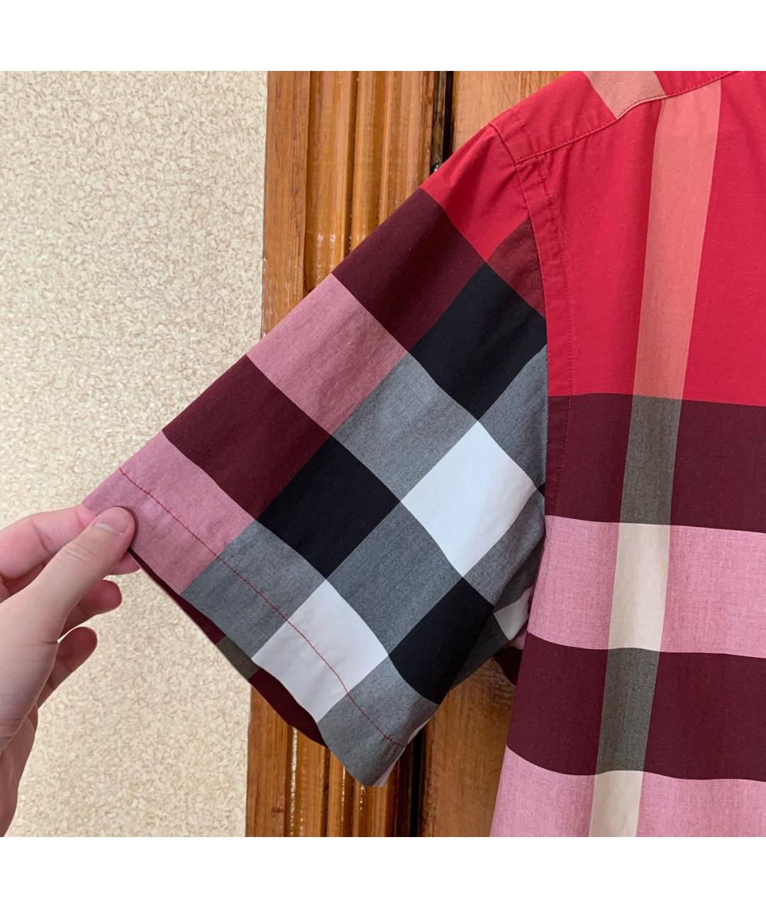 BURBERRY Мульти хлопковая рубашка, фото 4