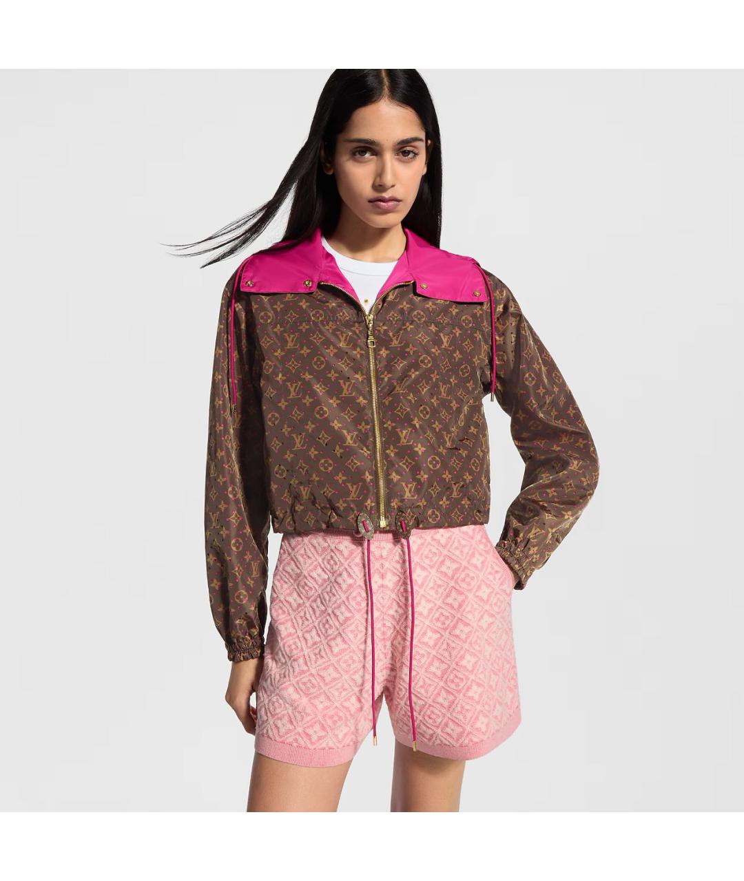 LOUIS VUITTON Коричневая куртка, фото 4