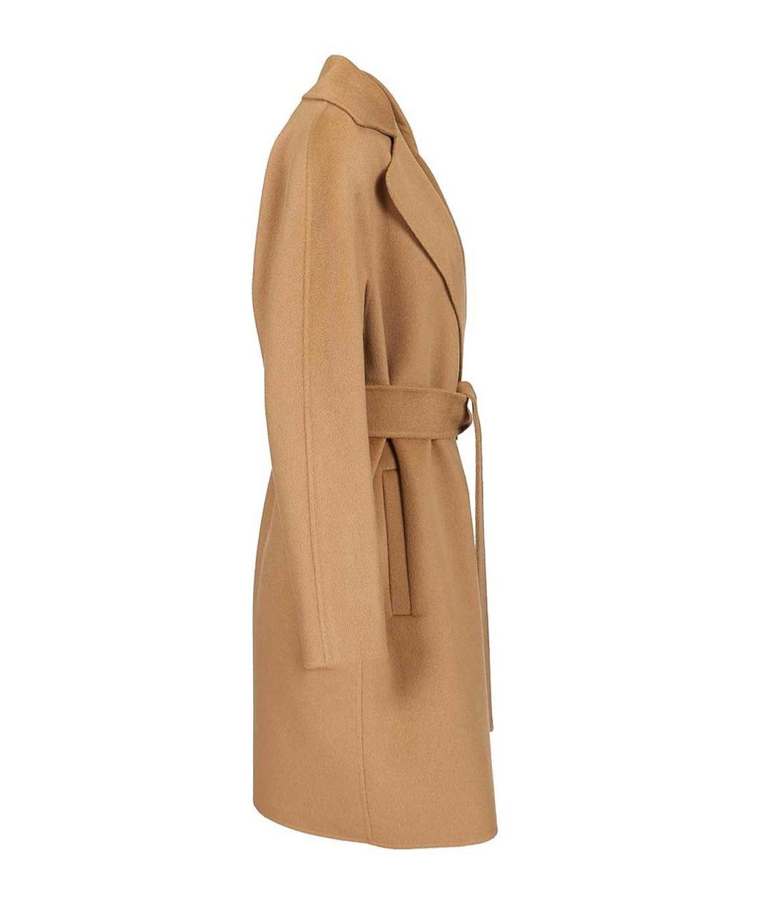 MAX MARA STUDIO Бежевое кашемировое пальто, фото 3