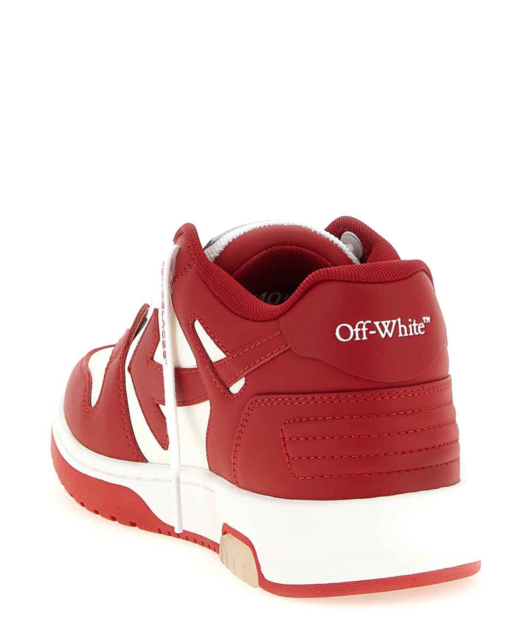 OFF-WHITE Мульти кожаные низкие кроссовки / кеды, фото 4