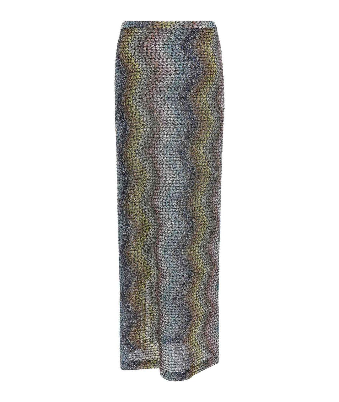 MISSONI Мульти вискозная юбка макси, фото 2