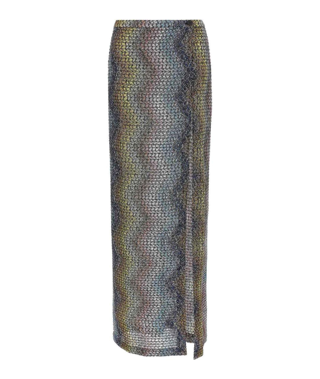 MISSONI Мульти вискозная юбка макси, фото 1