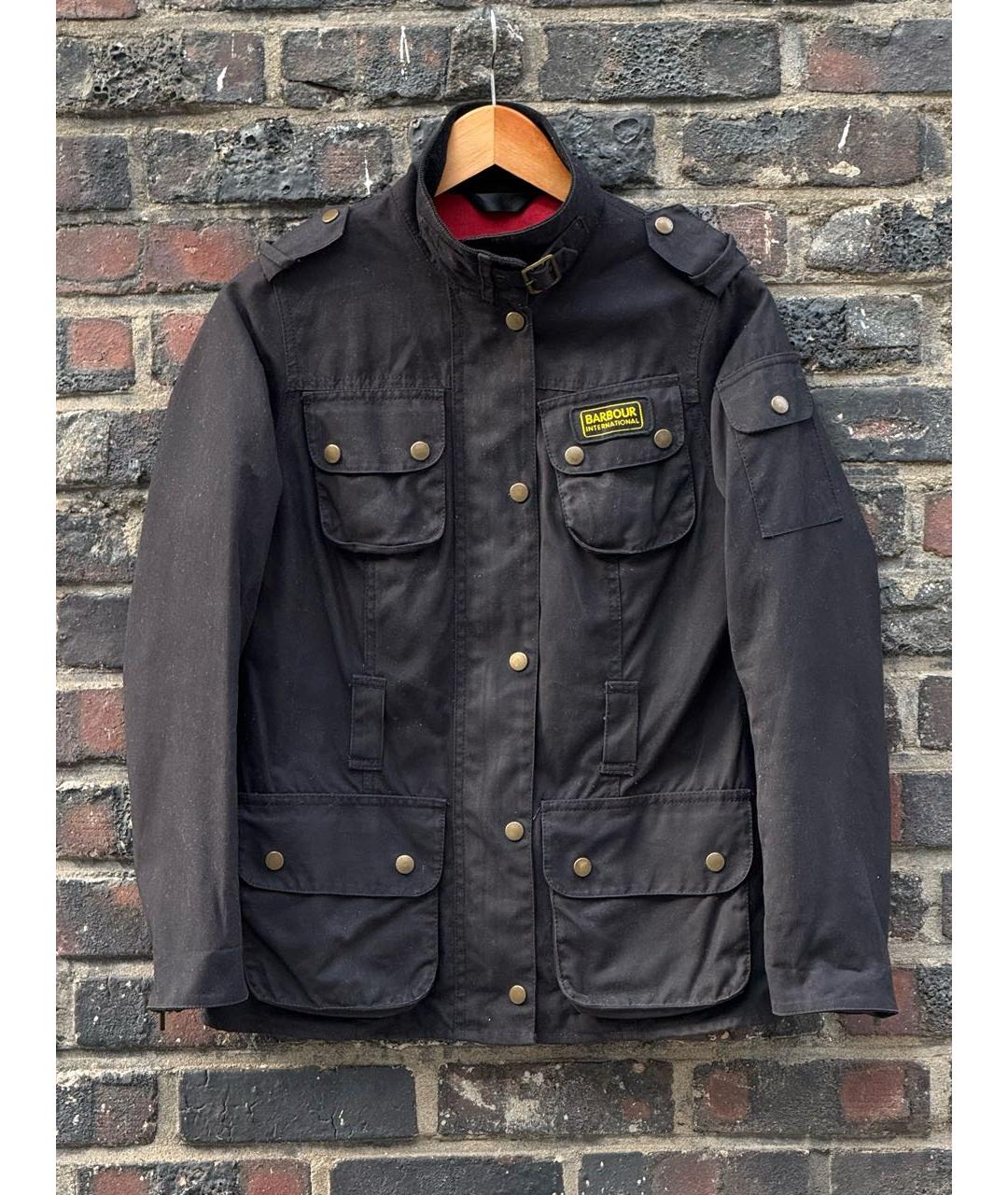 BARBOUR Черная куртка, фото 9
