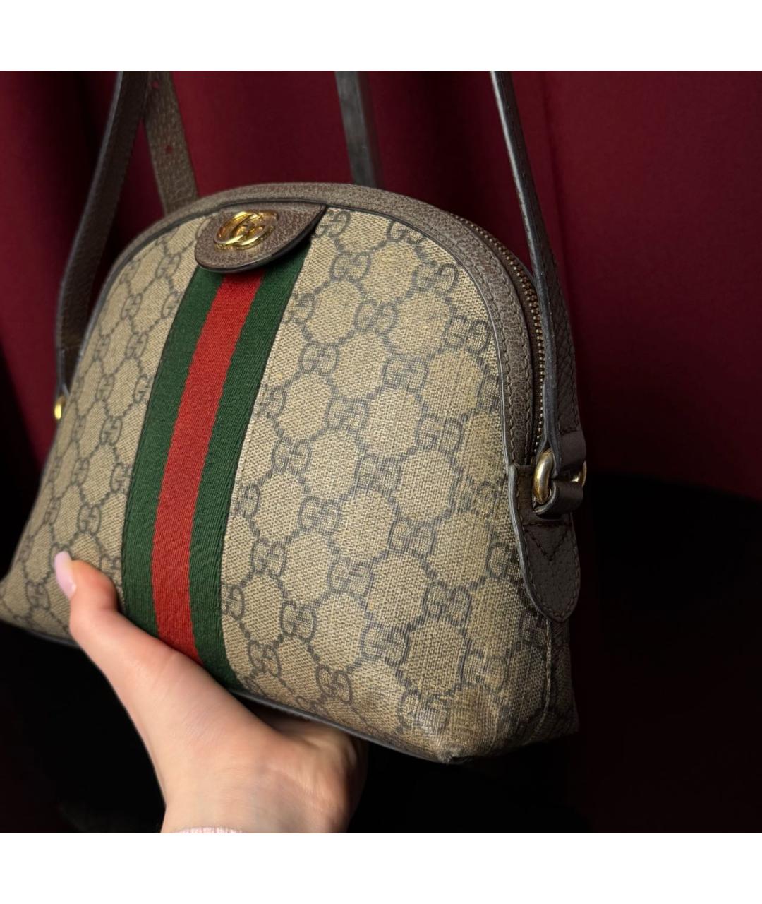 GUCCI Бежевая сумка через плечо, фото 8