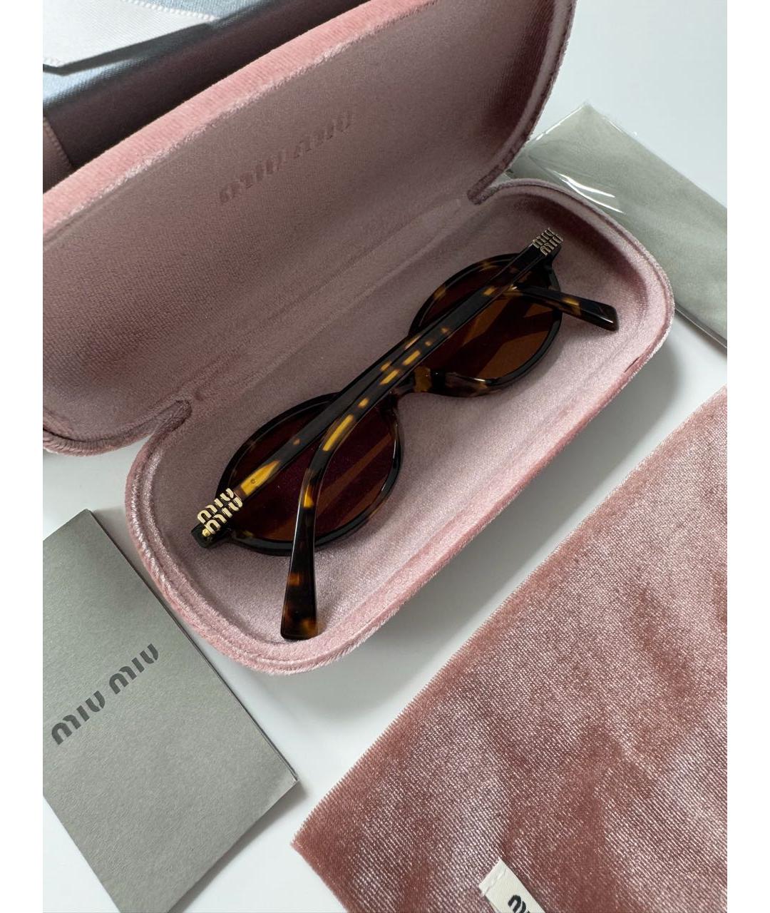 MIU MIU Мульти пластиковые солнцезащитные очки, фото 6