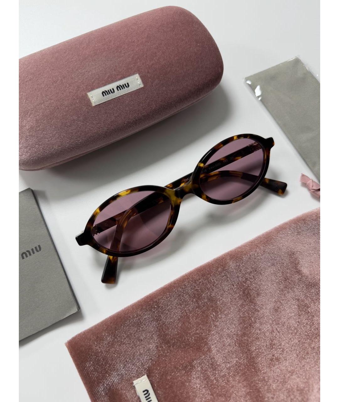 MIU MIU Мульти пластиковые солнцезащитные очки, фото 2