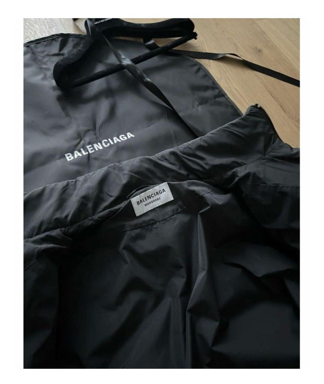BALENCIAGA Черная полиэстеровая куртка, фото 5