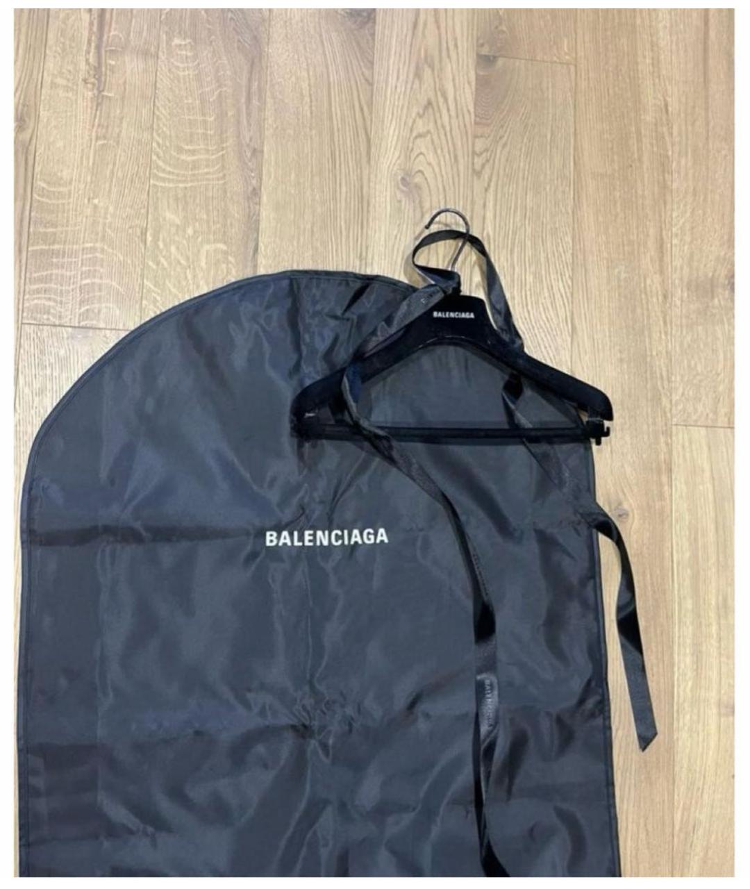 BALENCIAGA Черная полиэстеровая куртка, фото 8