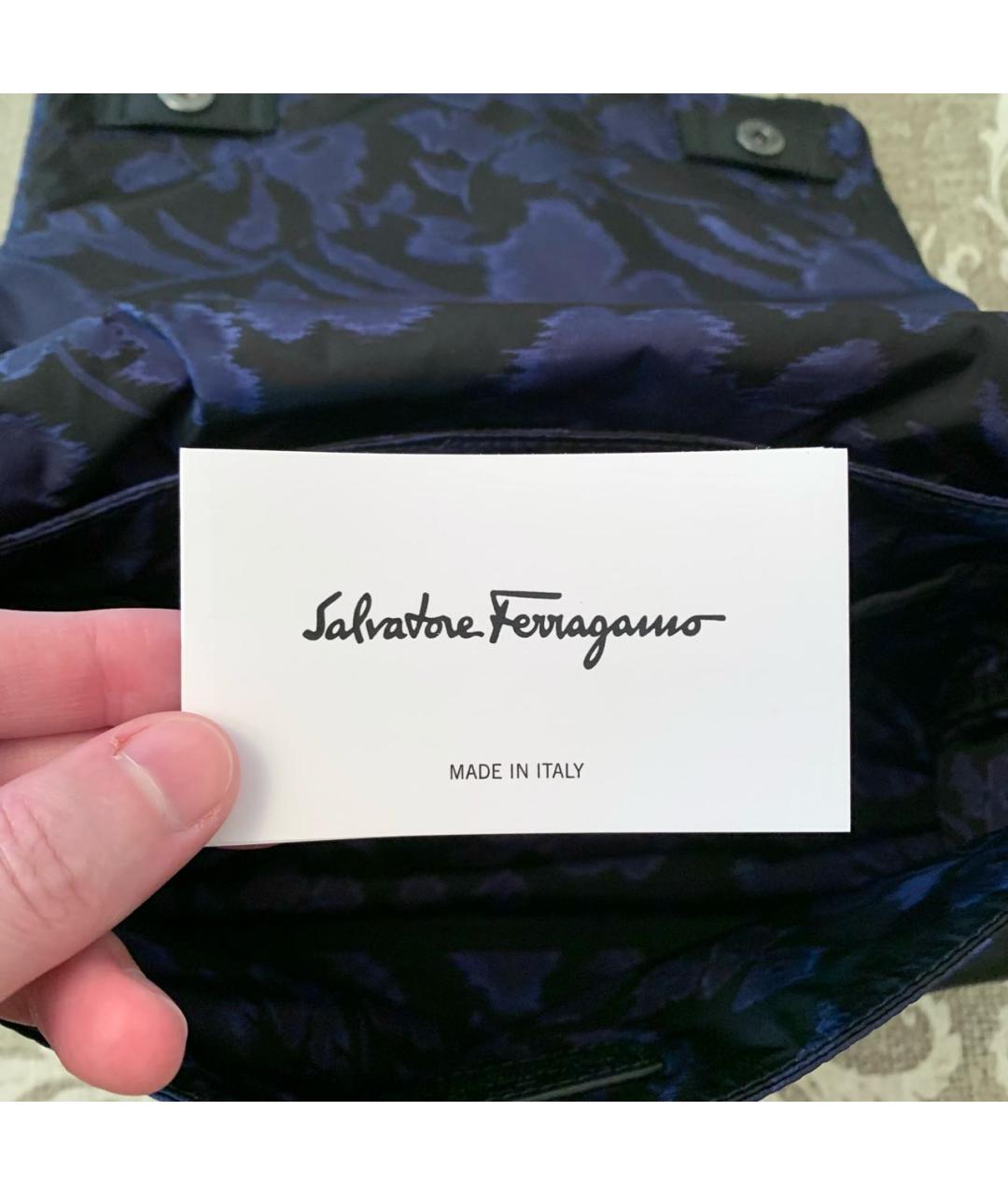 FERRAGAMO Фиолетовая сумка через плечо, фото 6