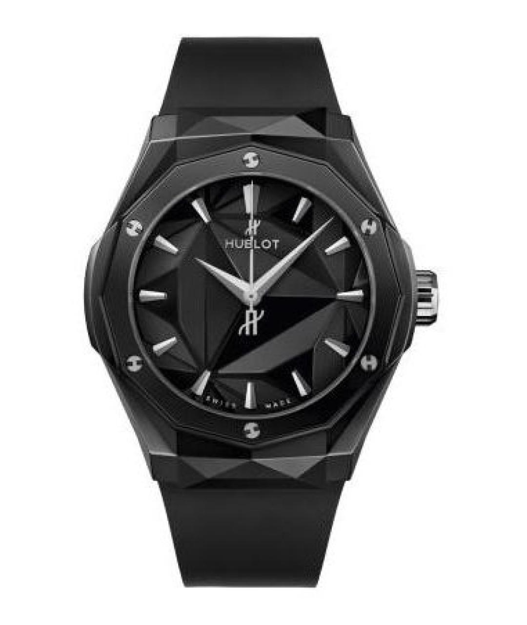 HUBLOT Черные керамические часы, фото 1