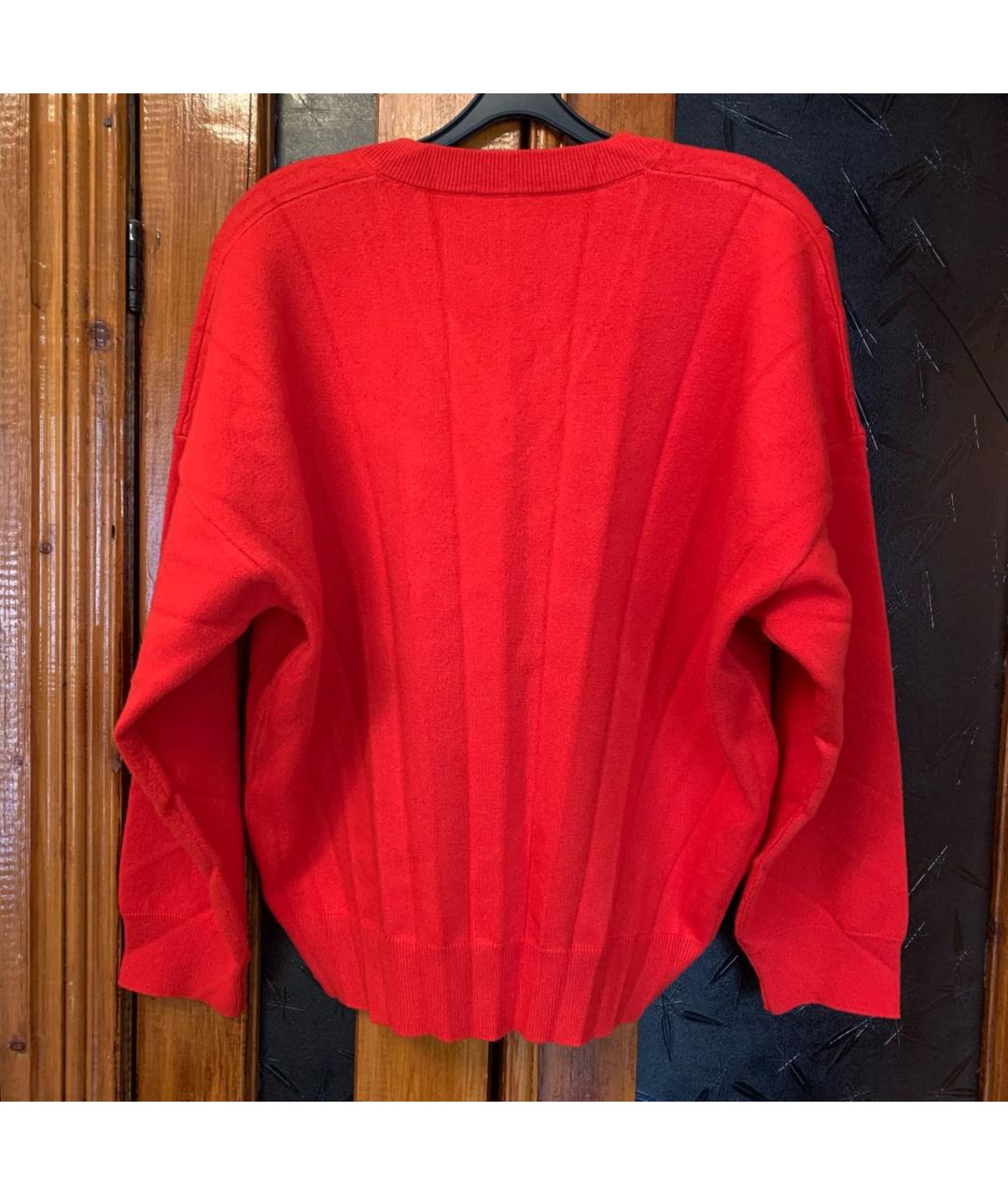 BALENCIAGA Красный шерстяной джемпер / свитер, фото 2
