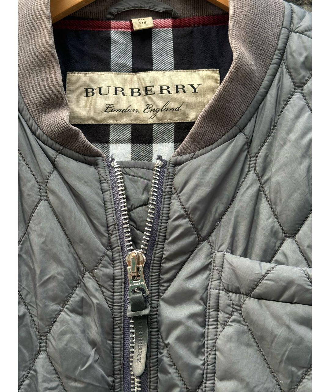 BURBERRY Антрацитовый жилет, фото 3