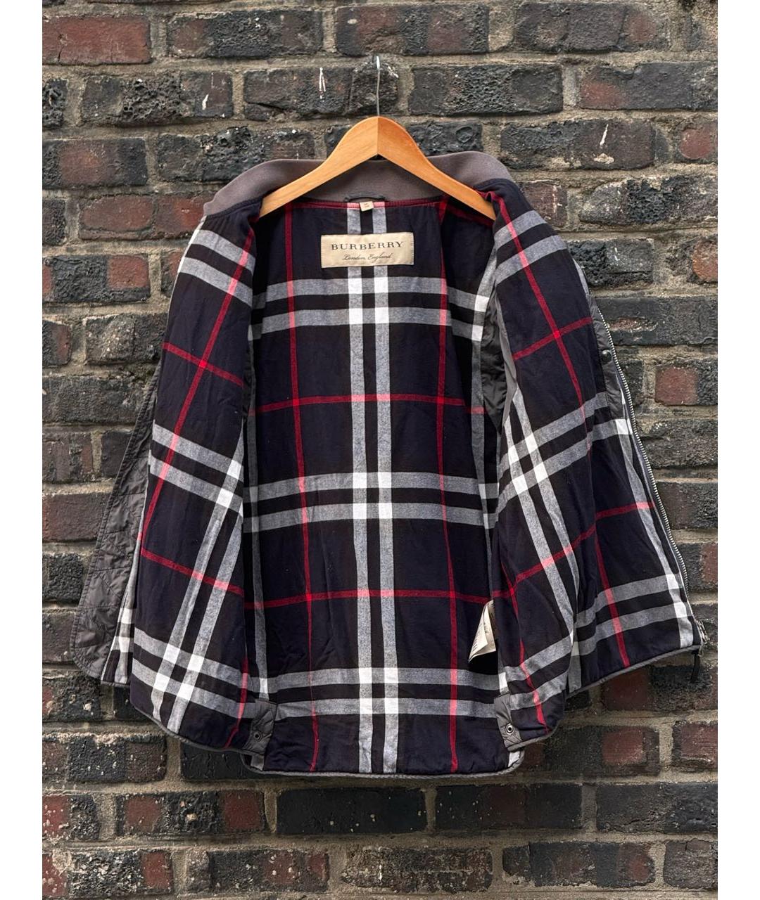 BURBERRY Антрацитовый жилет, фото 5