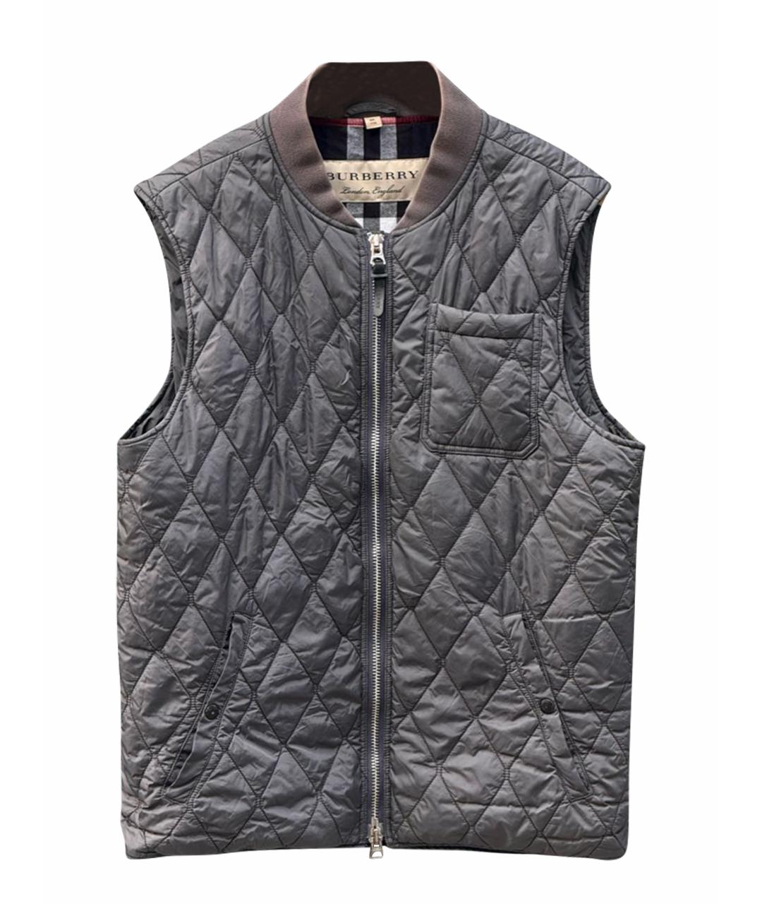 BURBERRY Антрацитовый жилет, фото 1