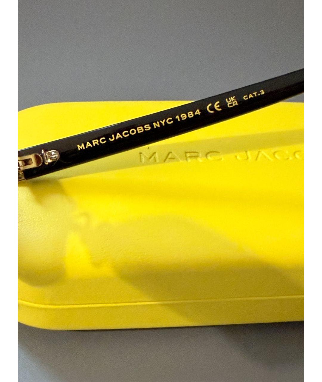 MARC JACOBS Антрацитовые солнцезащитные очки, фото 8