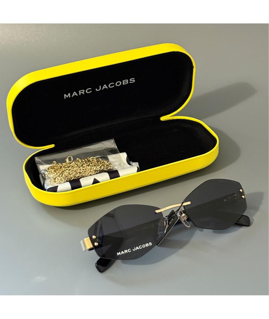 MARC JACOBS Антрацитовые солнцезащитные очки, фото 2