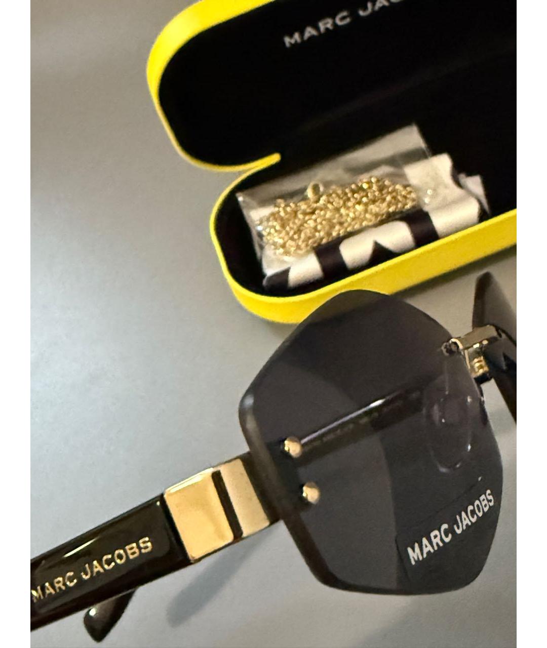 MARC JACOBS Антрацитовые солнцезащитные очки, фото 4