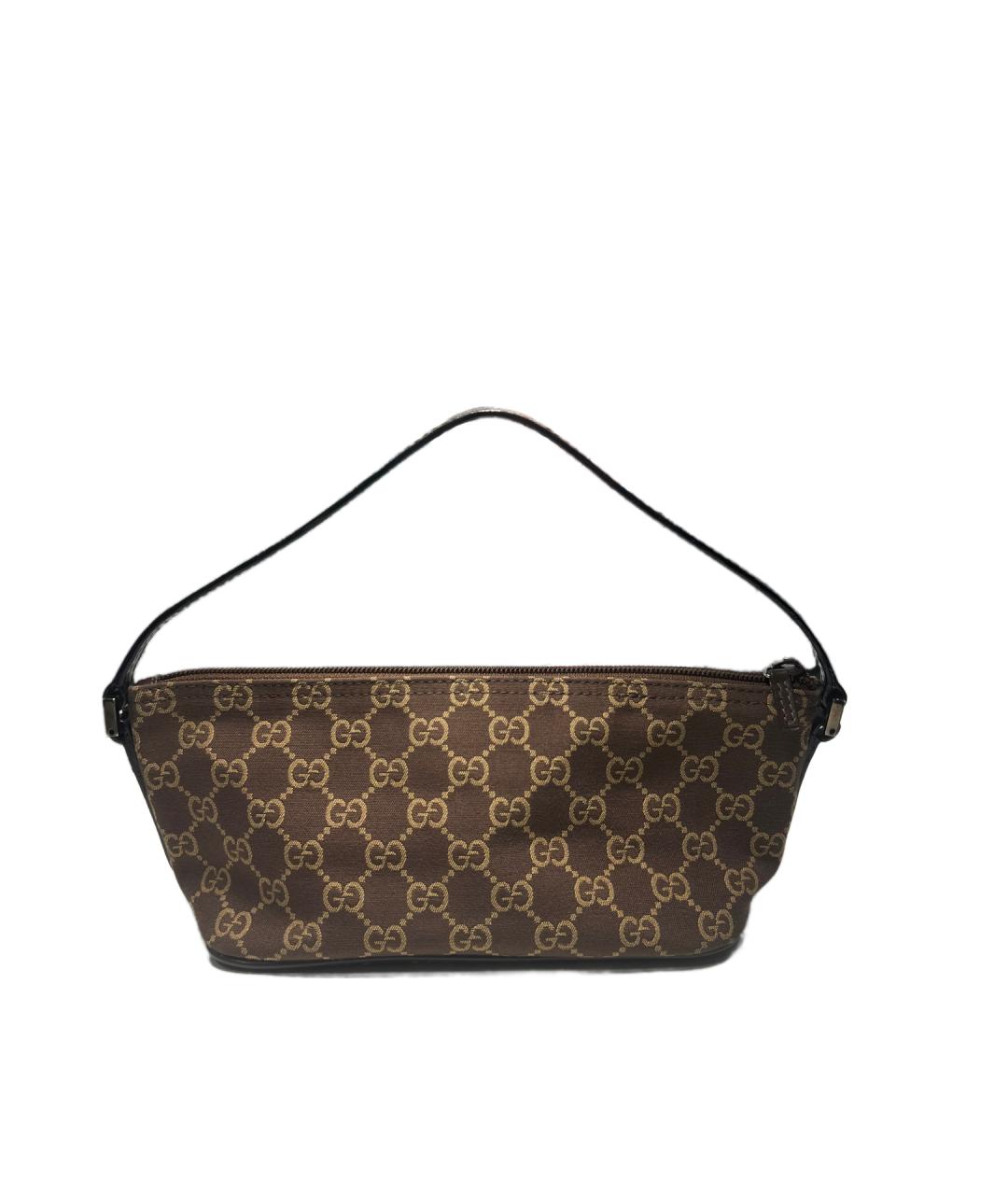 GUCCI Коричневая сумка с короткими ручками, фото 3