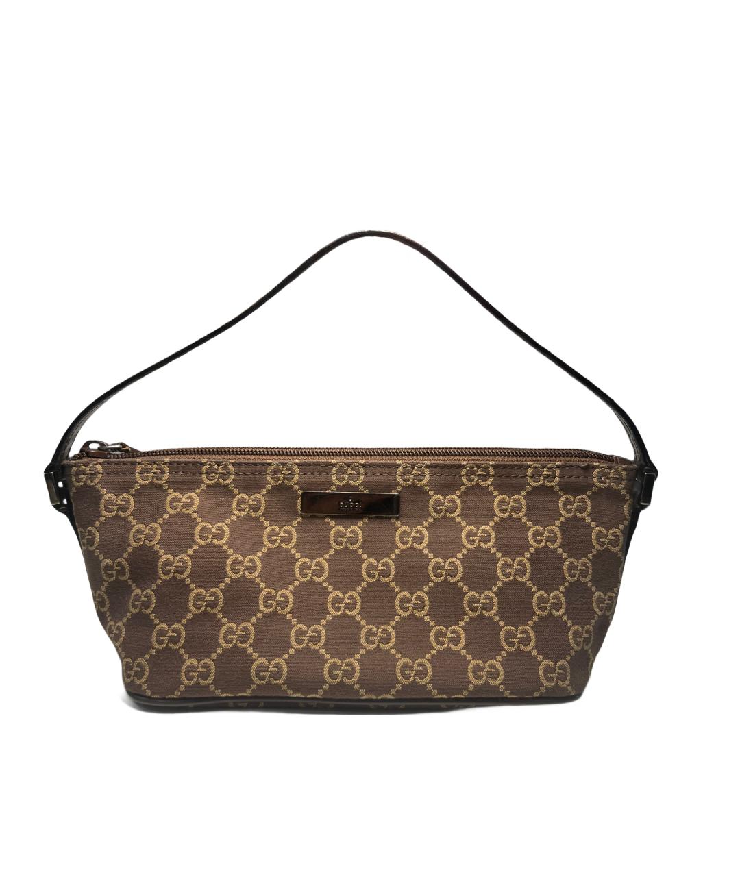 GUCCI Коричневая сумка с короткими ручками, фото 1