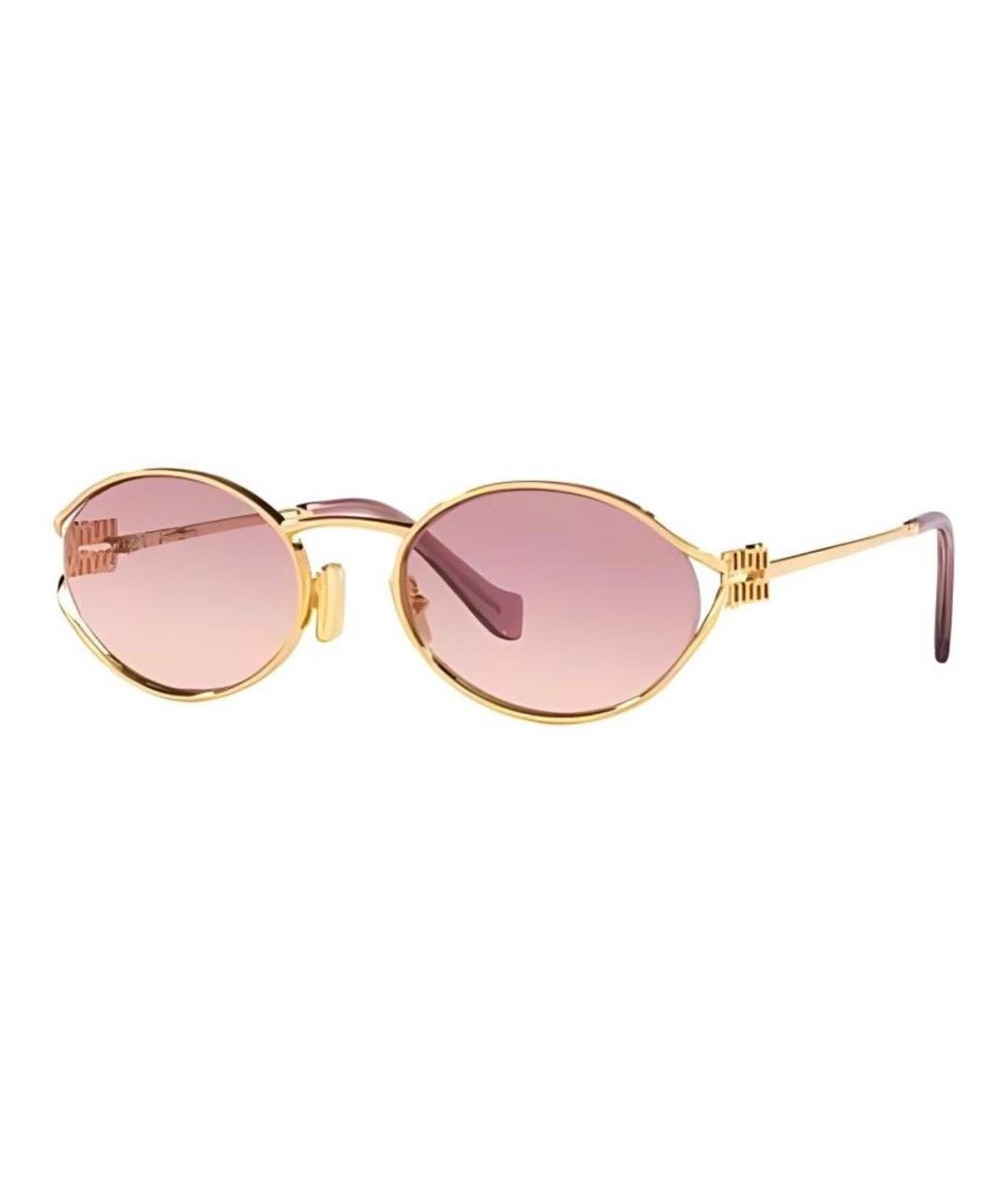 MIU MIU Мульти металлические солнцезащитные очки, фото 1