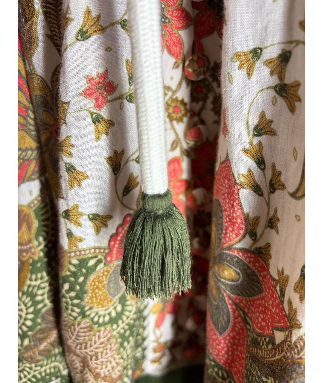 ZIMMERMANN Бежевое льняное повседневное платье, фото 5
