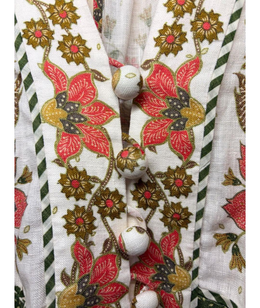 ZIMMERMANN Бежевое льняное повседневное платье, фото 7
