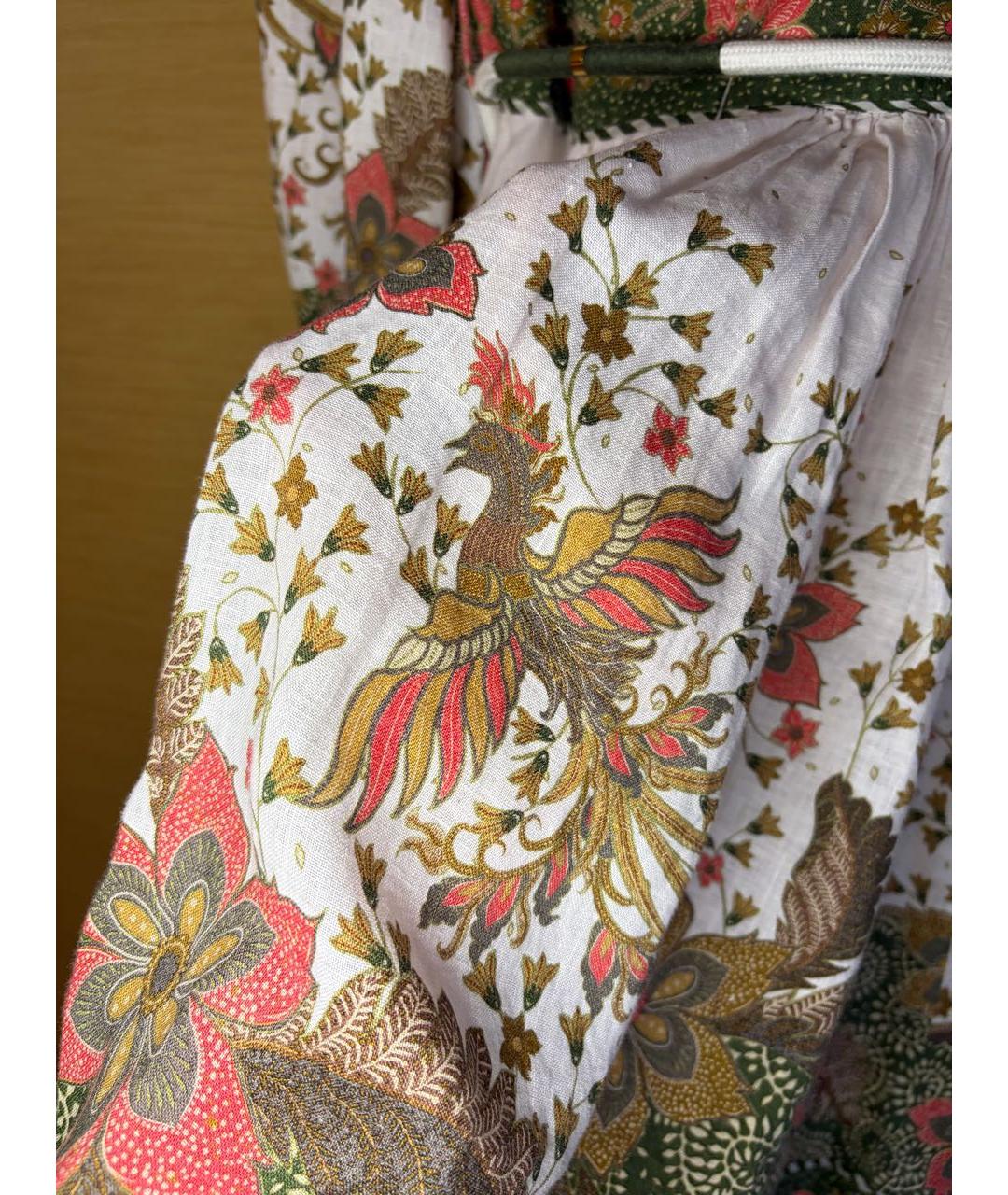 ZIMMERMANN Бежевое льняное повседневное платье, фото 8