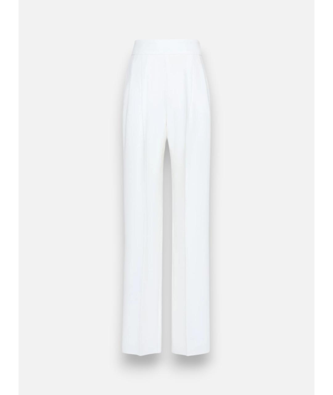 MAX MARA Белые прямые брюки, фото 6