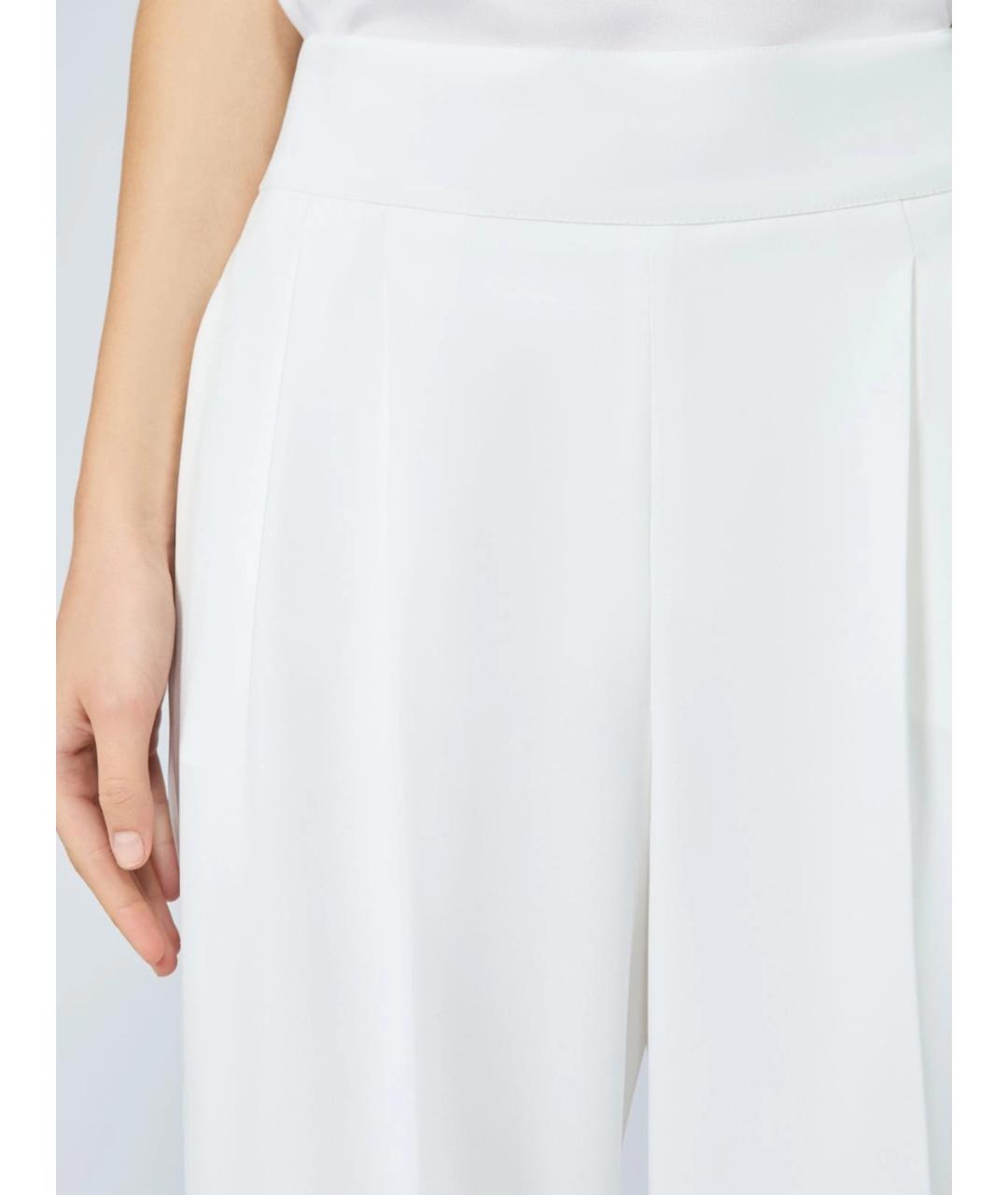 MAX MARA Белые прямые брюки, фото 5