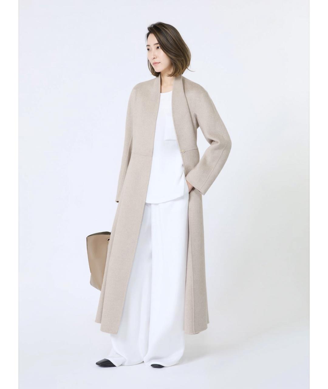 MAX MARA Бежевое кашемировое пальто, фото 2
