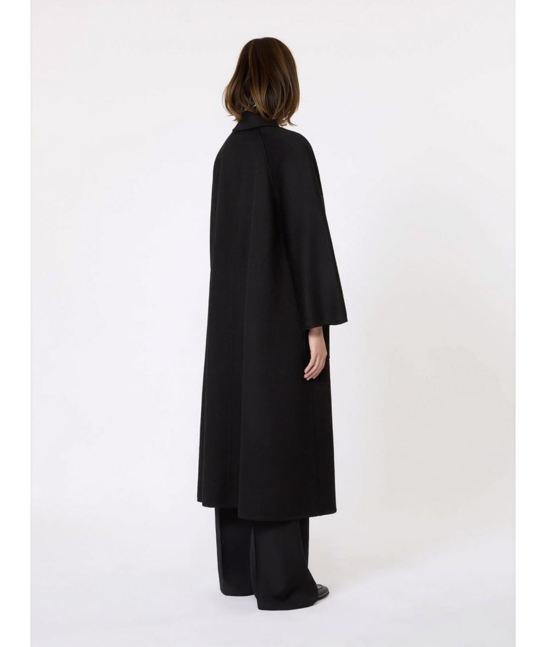 MAX MARA Черное кашемировое пальто, фото 3