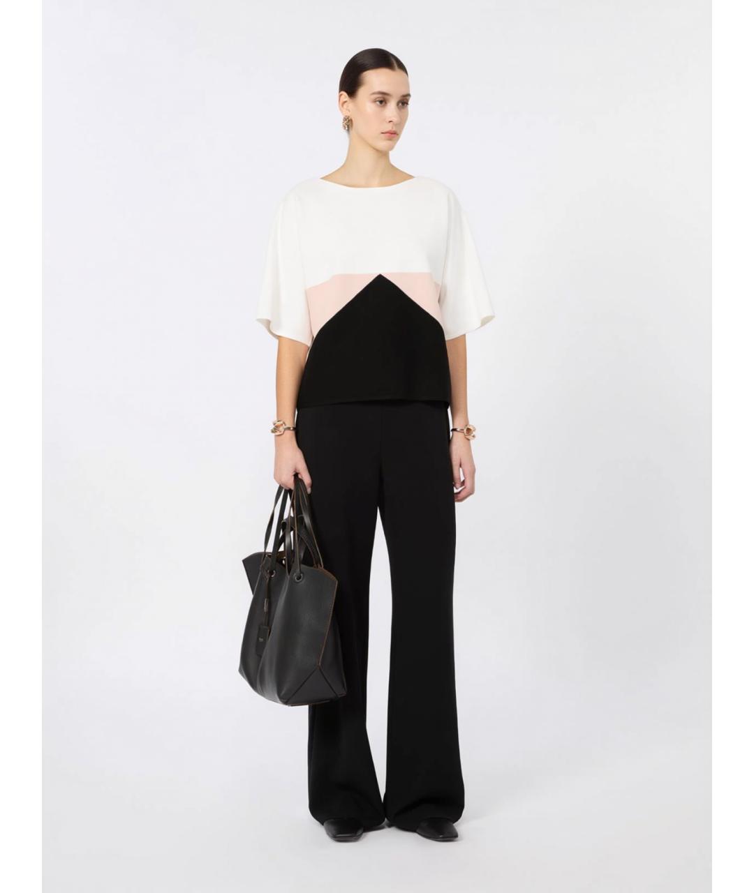 MAX MARA Черные брюки широкие, фото 2