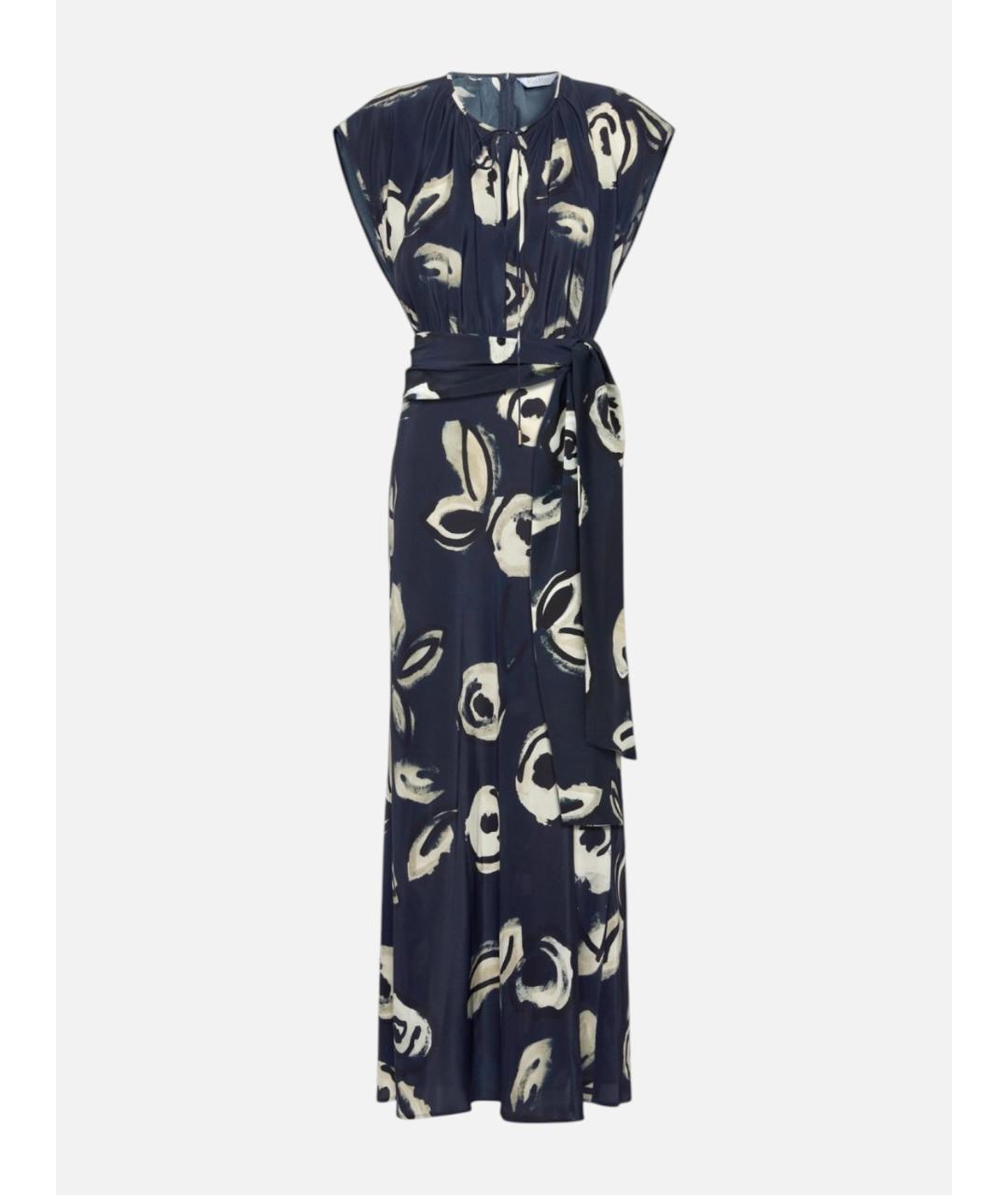 MAX MARA Мульти шелковое повседневное платье, фото 6