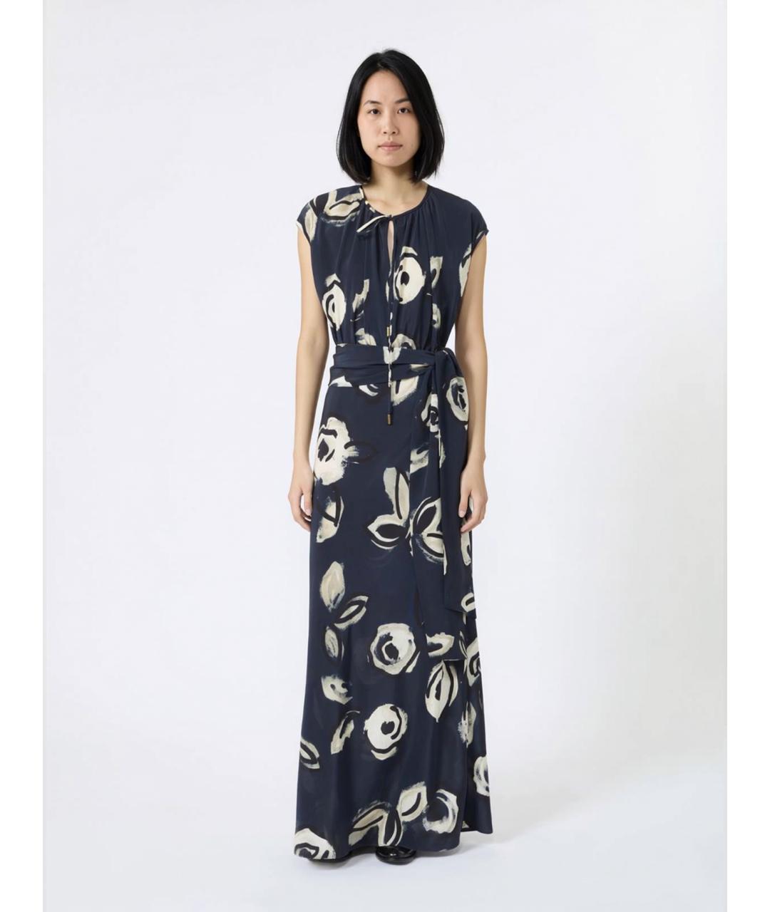 MAX MARA Мульти шелковое повседневное платье, фото 2