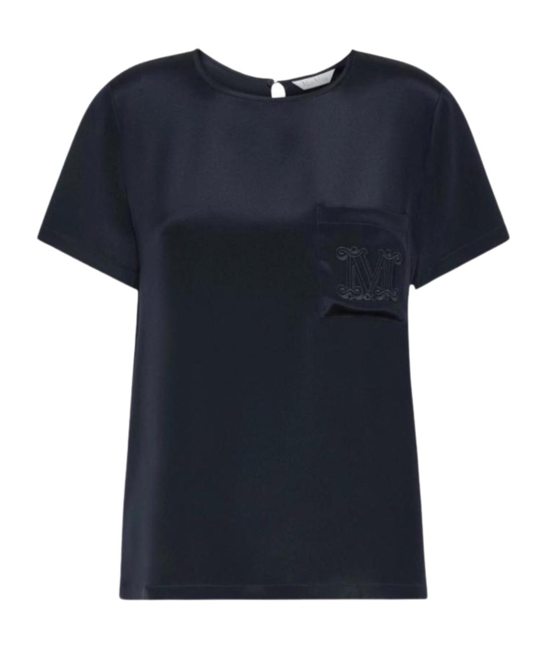 MAX MARA Шелковая футболка, фото 1