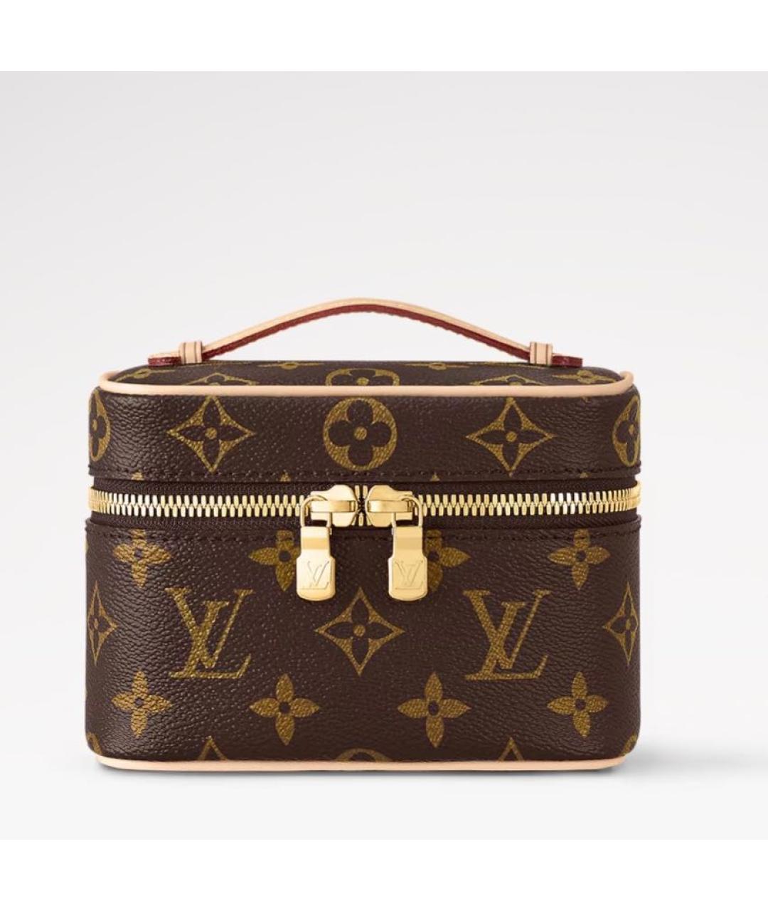 LOUIS VUITTON Коричневая сумка с короткими ручками, фото 6